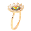 Каблучка Xuping колір Позолота 18K з кр-ми Swarovski "Квітка з кристалом Vitrail Medium" фото №3 Каблучка Xuping колір Позолота 18K з кр-ми Swarovski "Квітка з кристалом Vitrail Medium" фото №3
