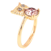 Каблучка Xuping колір Позолота 18K з кр-ми Swarovski "Сова з кристалом Amethyst" фото №3 Каблучка Xuping колір Позолота 18K з кр-ми Swarovski "Сова з кристалом Amethyst" фото №3
