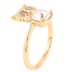 Каблучка Xuping колір Позолота 18K з кр-ми Swarovski "Сова з кристалом Clear" фото №2 Каблучка Xuping колір Позолота 18K з кр-ми Swarovski "Сова з кристалом Clear" фото №2