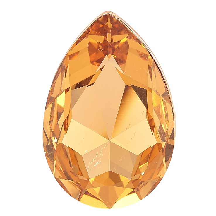 Каблучка Xuping колір Позолота 18K з кр-ми Swarovski "Велика кришталева крапля Topaz" 3х2см фото №3 Каблучка Xuping колір Позолота 18K з кр-ми Swarovski "Велика кришталева крапля Topaz" 3х2см фото №3