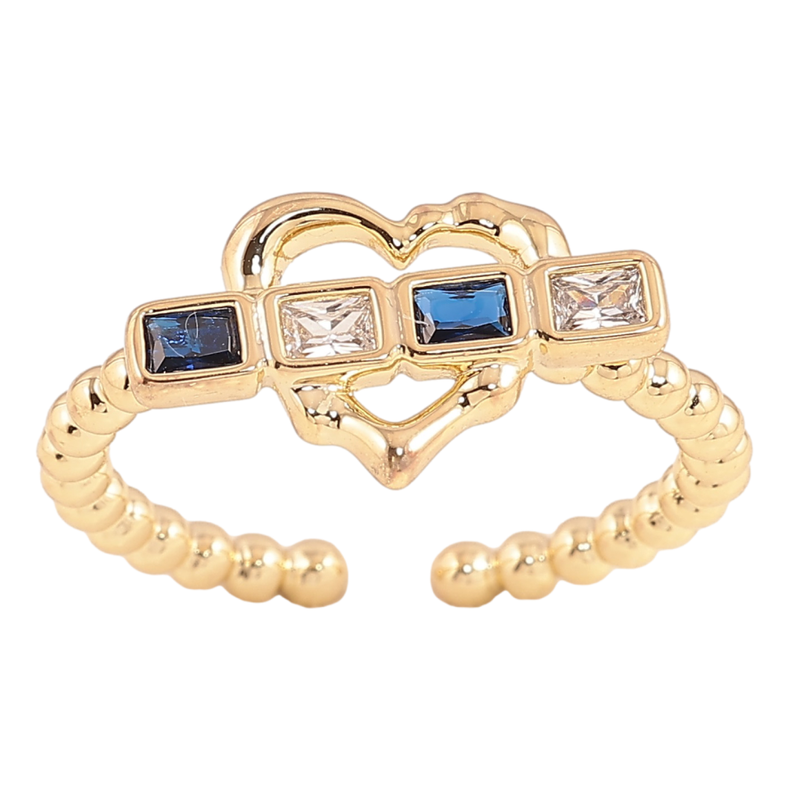 Кольцо Xuping цвет Позолота 14K "Сердечко" фото №1 Кольцо Xuping цвет Позолота 14K "Сердечко" фото №1