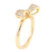 Кольцо Xuping цвет Позолота 14K "Бант с кристаллами" фото №2 Кольцо Xuping цвет Позолота 14K "Бант с кристаллами" фото №2