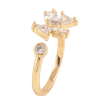 Каблучка Xuping колір Позолота 14K "Кристальний метелик" фото №2