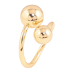 Кольцо Xuping цвет Позолота 14K "Два шарика" фото №2 Кольцо Xuping цвет Позолота 14K "Два шарика" фото №2