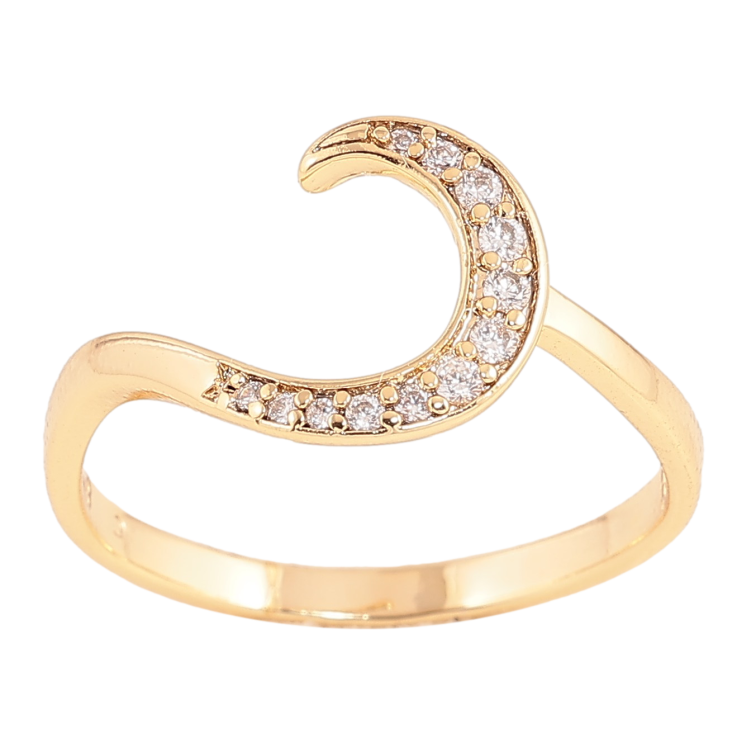 Кольцо Xuping цвет Позолота 14K "Узор с кристаллами" фото №14
