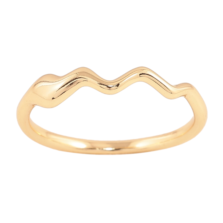 Кольцо Xuping цвет Позолота 14K "Волна" фото №13