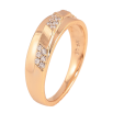 Кольцо Xuping цвет Позолота 18K "Узор с кристаллами" фото №2 Кольцо Xuping цвет Позолота 18K "Узор с кристаллами" фото №2