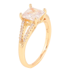 Кольцо Xuping цвет Позолота 18K "Узор с кристаллами" фото №2 Кольцо Xuping цвет Позолота 18K "Узор с кристаллами" фото №2
