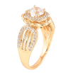 Каблучка Xuping колір Позолота 18K "Квітка з кристалами" фото №2 Каблучка Xuping колір Позолота 18K "Квітка з кристалами" фото №2