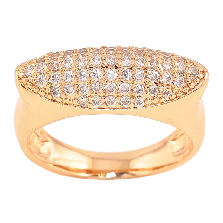 Каблучка Xuping колір Позолота 18K "Інкрустація кристалами" фото №10