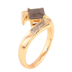Кольцо Xuping цвет Позолота 18K "Узор с черным кристаллом" фото №2 Кольцо Xuping цвет Позолота 18K "Узор с черным кристаллом" фото №2