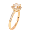 Каблучка Xuping колір Позолота 18K "Інкрустація кристалами" фото №2