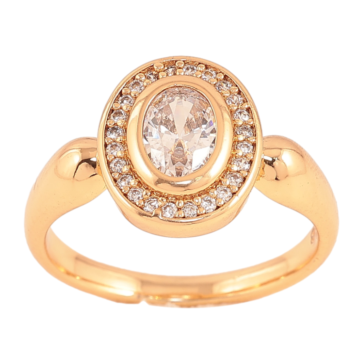 Кольцо Xuping цвет Позолота 18K "Узор с кристаллами" фото №18 Кольцо Xuping цвет Позолота 18K "Узор с кристаллами" фото №18