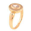 Кольцо Xuping цвет Позолота 18K "Узор с кристаллами" фото №2 Кольцо Xuping цвет Позолота 18K "Узор с кристаллами" фото №2
