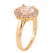 Кольцо Xuping цвет Позолота 18K "Узор с кристаллами" фото №2 Кольцо Xuping цвет Позолота 18K "Узор с кристаллами" фото №2