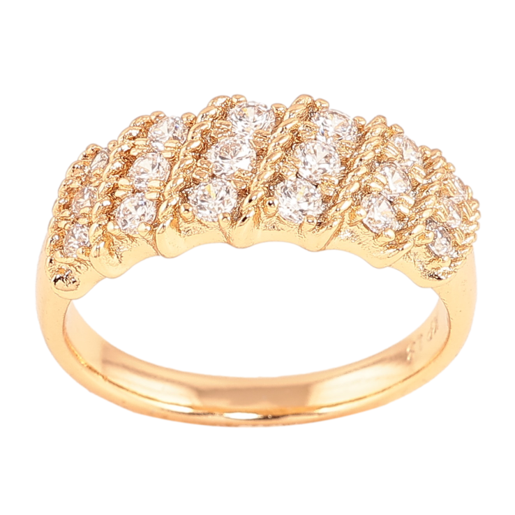 Каблучка Xuping колір Позолота 18K "Інкрустація кристалами" фото №15 Каблучка Xuping колір Позолота 18K "Інкрустація кристалами" фото №15