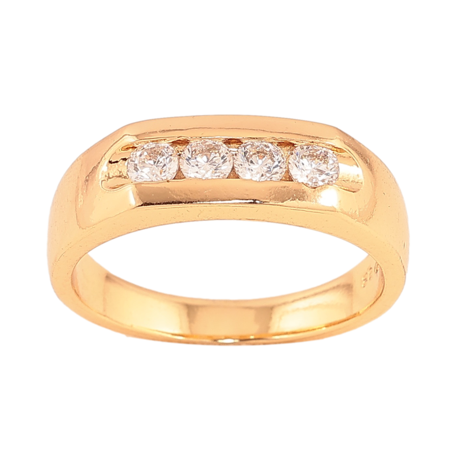 Кольцо Xuping цвет Позолота 18K "Дорожка кристаллов" фото №1 Кольцо Xuping цвет Позолота 18K "Дорожка кристаллов" фото №1