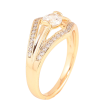 Кольцо Xuping цвет Позолота 18K "Узор с кристаллами" фото №2 Кольцо Xuping цвет Позолота 18K "Узор с кристаллами" фото №2