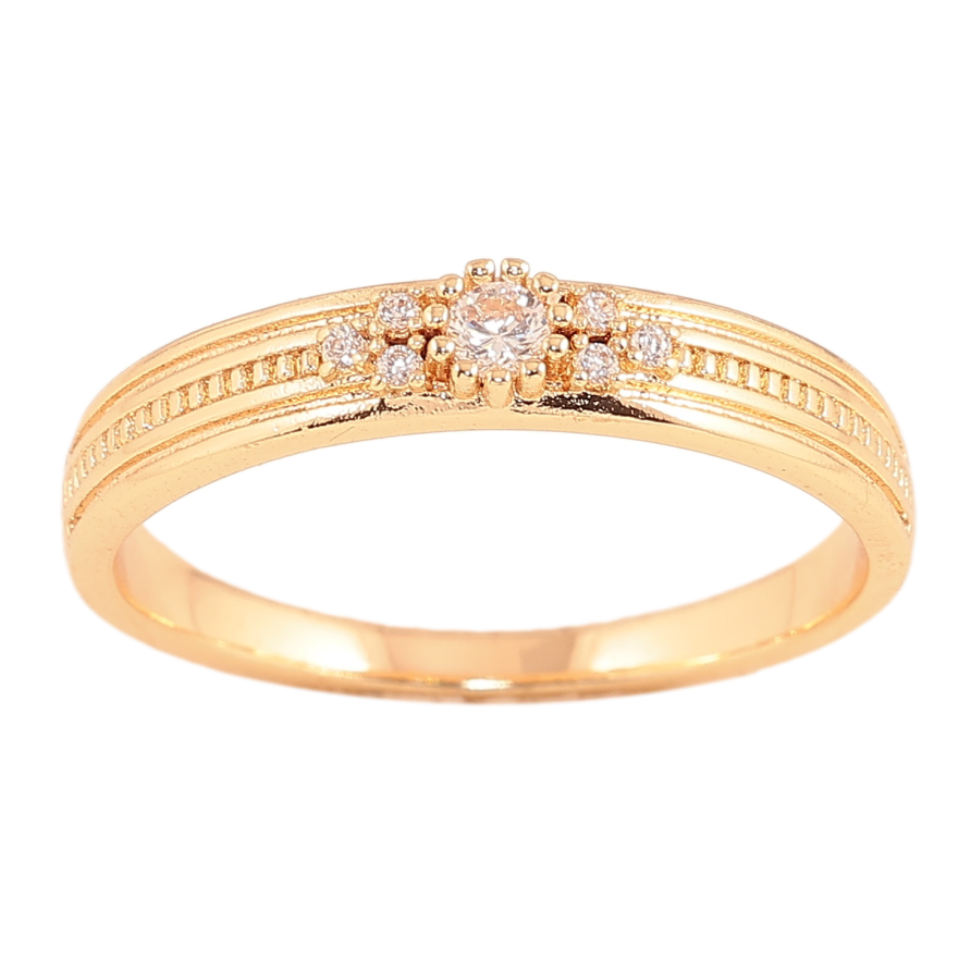 Кольцо Xuping цвет Позолота 18K "Узор с кристаллами" фото №1 Кольцо Xuping цвет Позолота 18K "Узор с кристаллами" фото №1