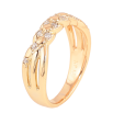 Кольцо Xuping цвет Позолота 18K "Узор с кристаллами" фото №2 Кольцо Xuping цвет Позолота 18K "Узор с кристаллами" фото №2
