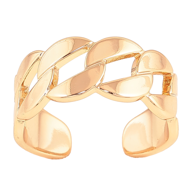 Кольцо Xuping цвет Позолота 18K "Узор цепочка" фото №1 Кольцо Xuping цвет Позолота 18K "Узор цепочка" фото №1