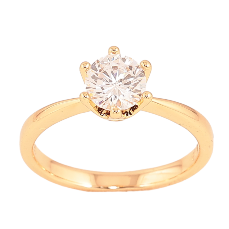 Кольцо Xuping цвет Позолота 18K "Кристалл" ø 6мм фото №9 Кольцо Xuping цвет Позолота 18K "Кристалл" ø 6мм фото №9
