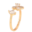 Кольцо Xuping цвет Позолота 18K "Узор с кристаллами" фото №2 Кольцо Xuping цвет Позолота 18K "Узор с кристаллами" фото №2