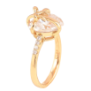 Кольцо Xuping цвет Позолота 18K "Кристалл с бантом" фото №2