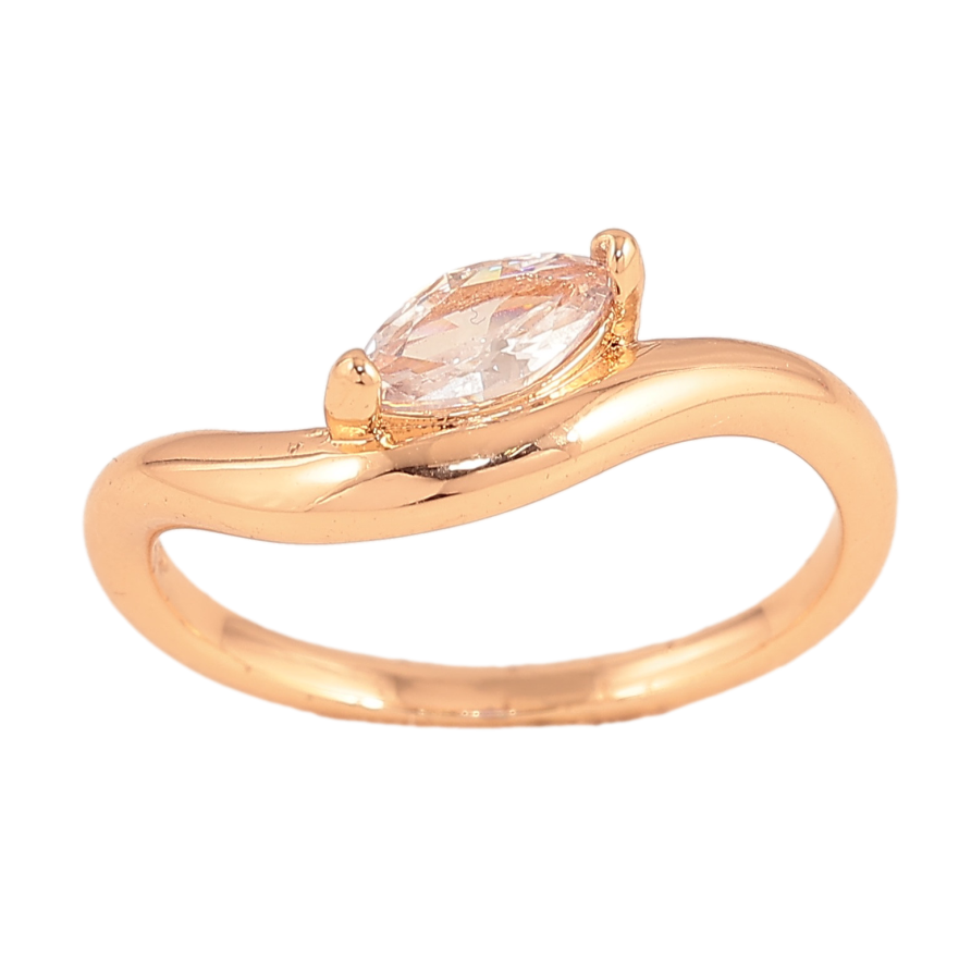 Кольцо Xuping цвет Позолота 18K "Узор с кристаллом" фото №1