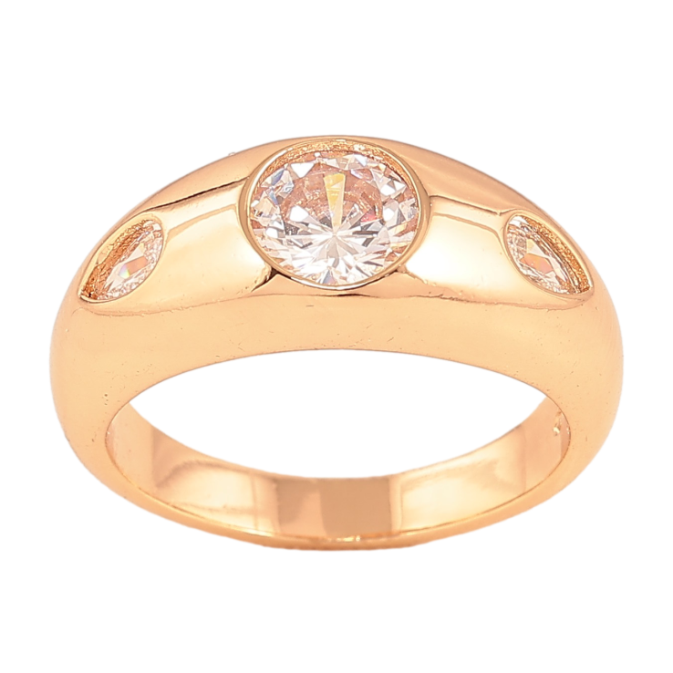 Каблучка Xuping колір Позолота 18K "Візерунок з кристалами" фото №24 Каблучка Xuping колір Позолота 18K "Візерунок з кристалами" фото №24