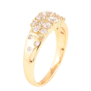 Кольцо Xuping цвет Позолота 18K "Узор с кристаллами" фото №2 Кольцо Xuping цвет Позолота 18K "Узор с кристаллами" фото №2