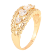 Кольцо Xuping цвет Позолота 18K "Узор с кристаллами" фото №2 Кольцо Xuping цвет Позолота 18K "Узор с кристаллами" фото №2