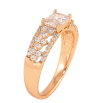 Кольцо Xuping цвет Позолота 18K "Узор с кристаллами" фото №2 Кольцо Xuping цвет Позолота 18K "Узор с кристаллами" фото №2