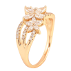 Кольцо Xuping цвет Позолота 18K "Цветочный узор с кристаллами" фото №2 Кольцо Xuping цвет Позолота 18K "Цветочный узор с кристаллами" фото №2