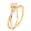 Кольцо Xuping цвет Позолота 18K "Узор с кристаллами" фото №2 Кольцо Xuping цвет Позолота 18K "Узор с кристаллами" фото №2