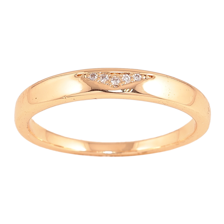 Каблучка Xuping колір Позолота 18K "Візерунок з кристалами" фото №1 Каблучка Xuping колір Позолота 18K "Візерунок з кристалами" фото №1