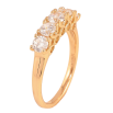 Кольцо Xuping цвет Позолота 18K "Дорожка кристаллов" фото №2 Кольцо Xuping цвет Позолота 18K "Дорожка кристаллов" фото №2