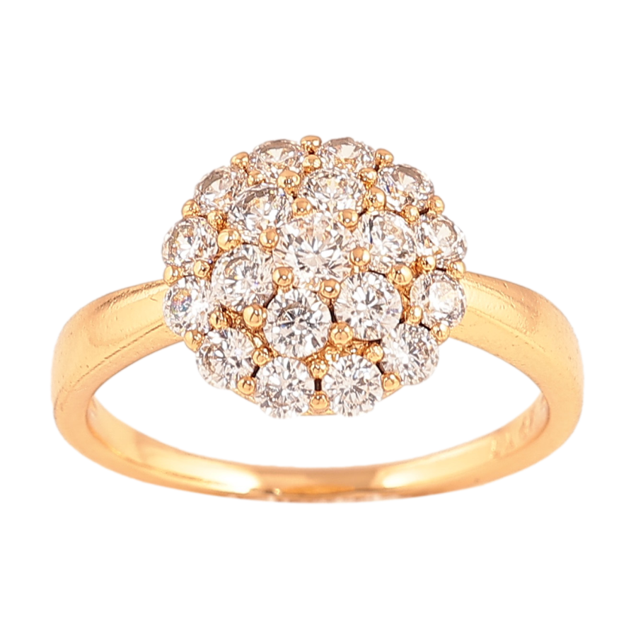 Каблучка Xuping колір Позолота 18K "Інкрустація кристалами" фото №1 Каблучка Xuping колір Позолота 18K "Інкрустація кристалами" фото №1