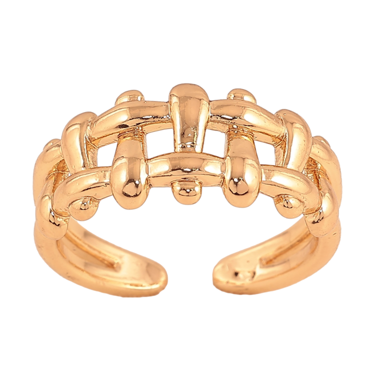 Кольцо Xuping цвет Позолота 18K "Декоративный узор" фото №8 Кольцо Xuping цвет Позолота 18K "Декоративный узор" фото №8