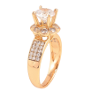 Кольцо Xuping цвет Позолота 18K "Цветок с кристаллами" фото №2 Кольцо Xuping цвет Позолота 18K "Цветок с кристаллами" фото №2