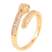 Каблучка Xuping колір Позолота 18K "Змія з кристалами" фото №2