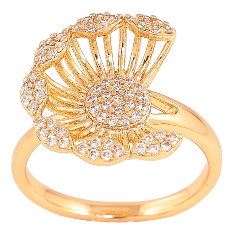Кольцо Xuping цвет Позолота 18K "Декоративный цветок с кристаллами" фото №16 Кольцо Xuping цвет Позолота 18K "Декоративный цветок с кристаллами" фото №16