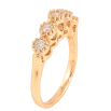 Кольцо Xuping цвет Позолота 18K "Узор с кристаллами" фото №2 Кольцо Xuping цвет Позолота 18K "Узор с кристаллами" фото №2