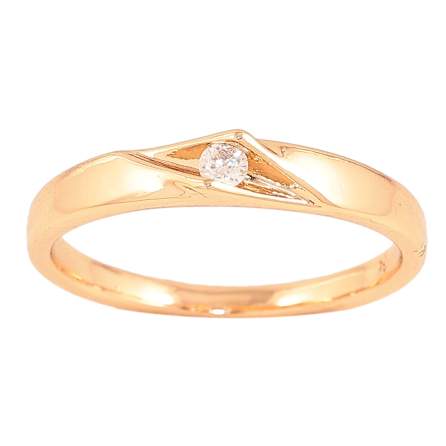 Кольцо Xuping цвет Позолота 18K "Узор с кристаллом" фото №1 Кольцо Xuping цвет Позолота 18K "Узор с кристаллом" фото №1