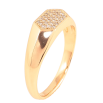 Кольцо Xuping цвет Позолота 18K "Узор с кристаллами" фото №2 Кольцо Xuping цвет Позолота 18K "Узор с кристаллами" фото №2