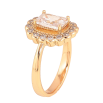 Кольцо Xuping цвет Позолота 18K "Узор с кристаллами" фото №2 Кольцо Xuping цвет Позолота 18K "Узор с кристаллами" фото №2