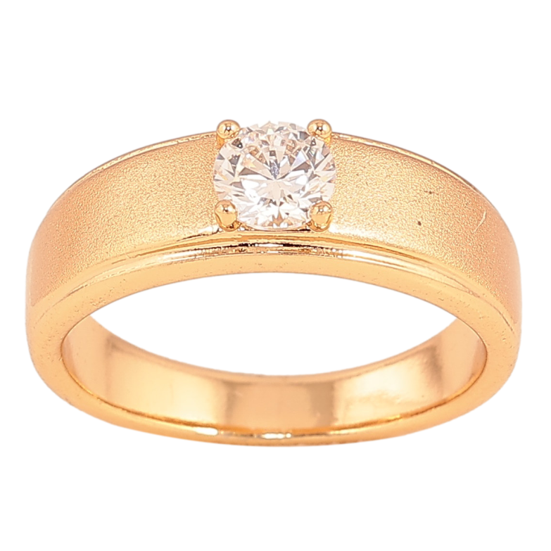 Каблучка Xuping колір Позолота 18K "Візерунок з кристалом" фото №2
