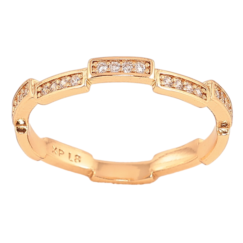 Каблучка Xuping колір Позолота 18K "Візерунок з кристалами" фото №20 Каблучка Xuping колір Позолота 18K "Візерунок з кристалами" фото №20