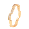 Кольцо Xuping цвет Позолота 18K "Узор с кристаллами" фото №2 Кольцо Xuping цвет Позолота 18K "Узор с кристаллами" фото №2