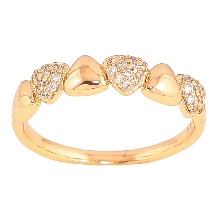 Кольцо Xuping цвет Позолота 18K "Узор с кристаллами" фото №22 Кольцо Xuping цвет Позолота 18K "Узор с кристаллами" фото №22